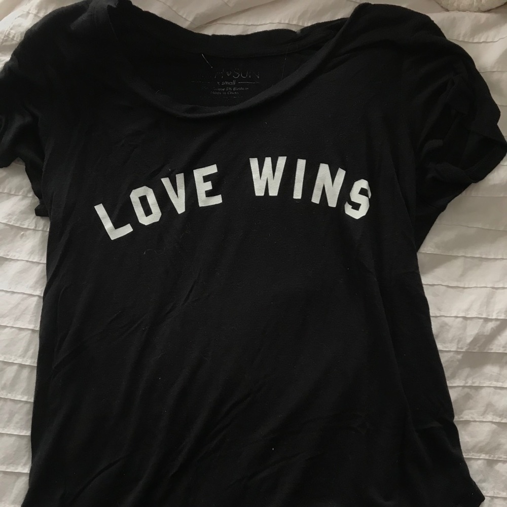 Love Wins Short Sleeve Top
